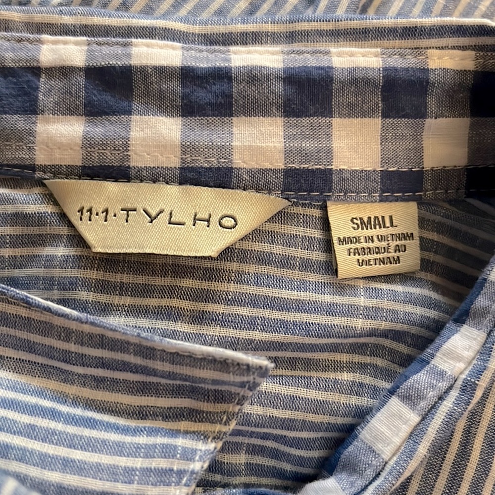 💥50% sale💥Tylho striped button down shirt size S. E#501 - Picture 5 of 5
